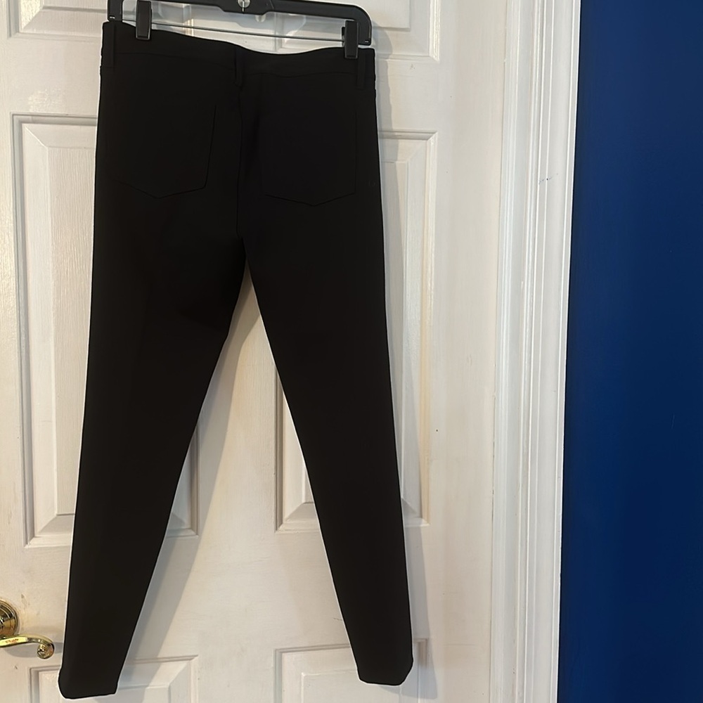 Women’s PAIGE Melissa Ponte Metallic-Stripe Midrise
Skinny Leggings Size 29 - Picture 11 of 11